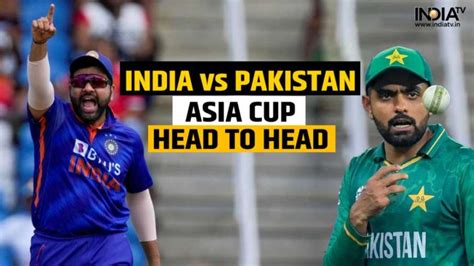head to head india vs pakistan